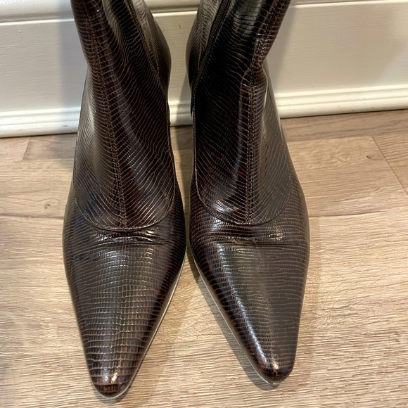 Cole Haan pointy boots sz 7.5B - Picture 3 of 6